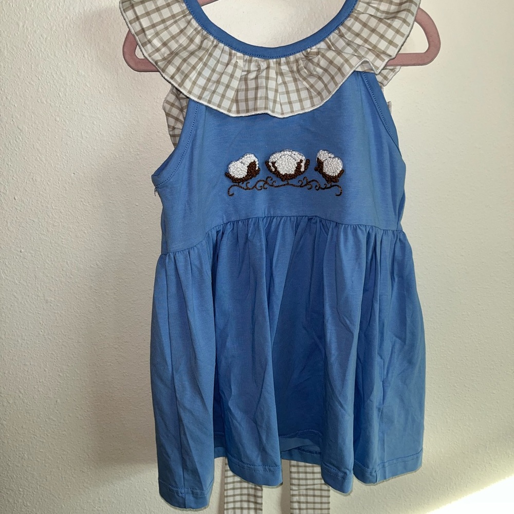 Busy Bee Smocks French Knot cotton dress